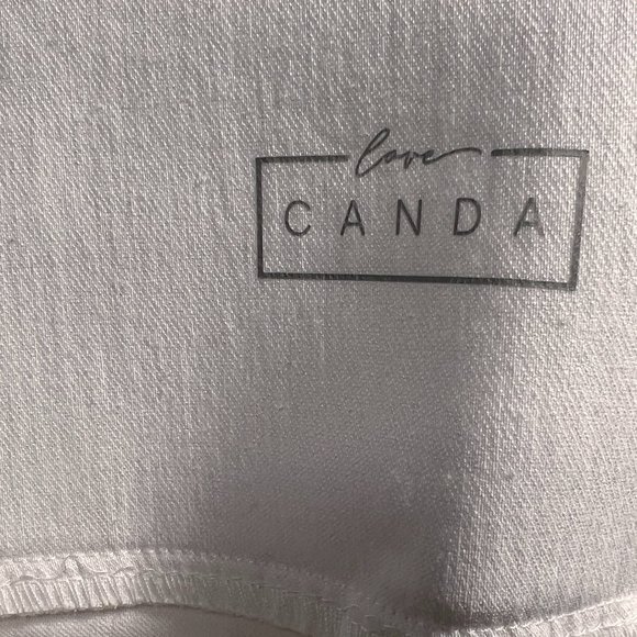 📌Canda White Stretch Skinny Pants with Wide Comfy Elastic Waistline - Picture 12 of 16